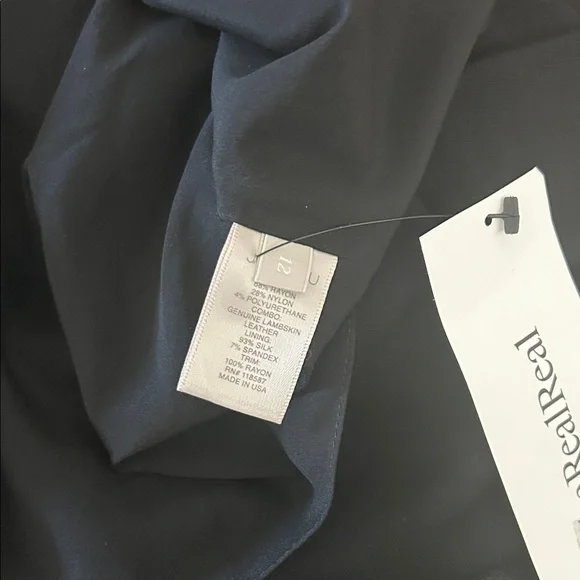 Jason Wu Elegant Black Short Sleeve  Fit and Flare Midi Dress **Size 12** 🌺🌺 - Picture 7 of 7